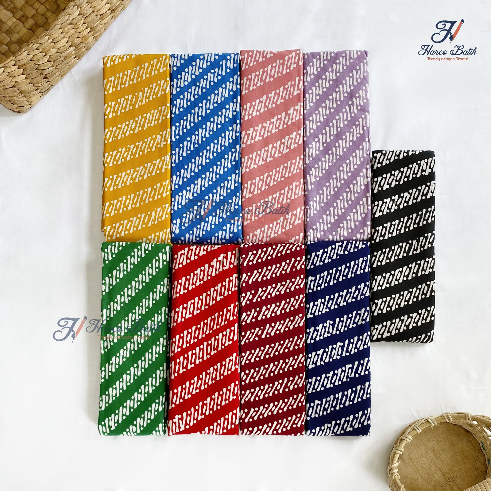 Batik Cap Kain Batik Cap Harco Motif Parang Klitik