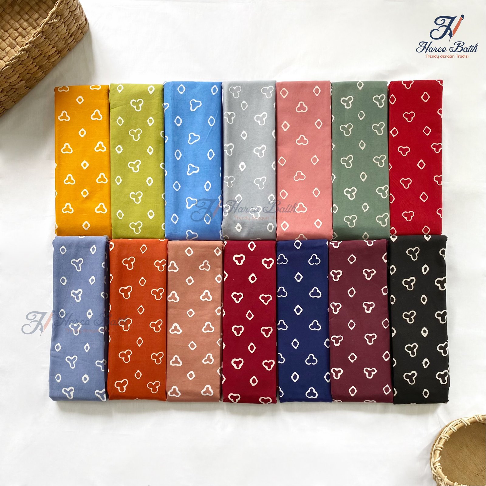 Batik Cap Kain batik cap motif jumputan