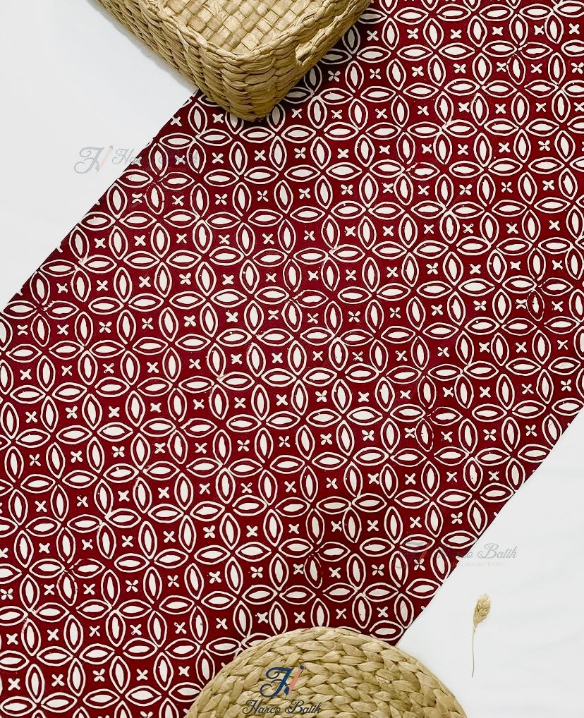 Kain Batik Cap Harco Motif Kawung Plus