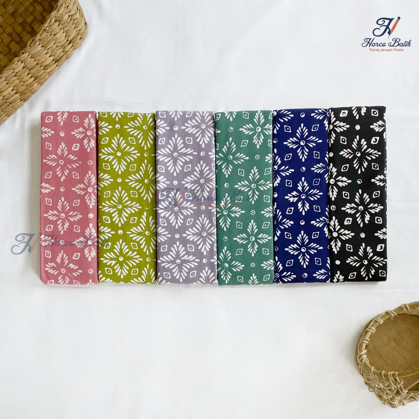 Batik Cap Kain Batik Cap Harco Motif Putri Malu