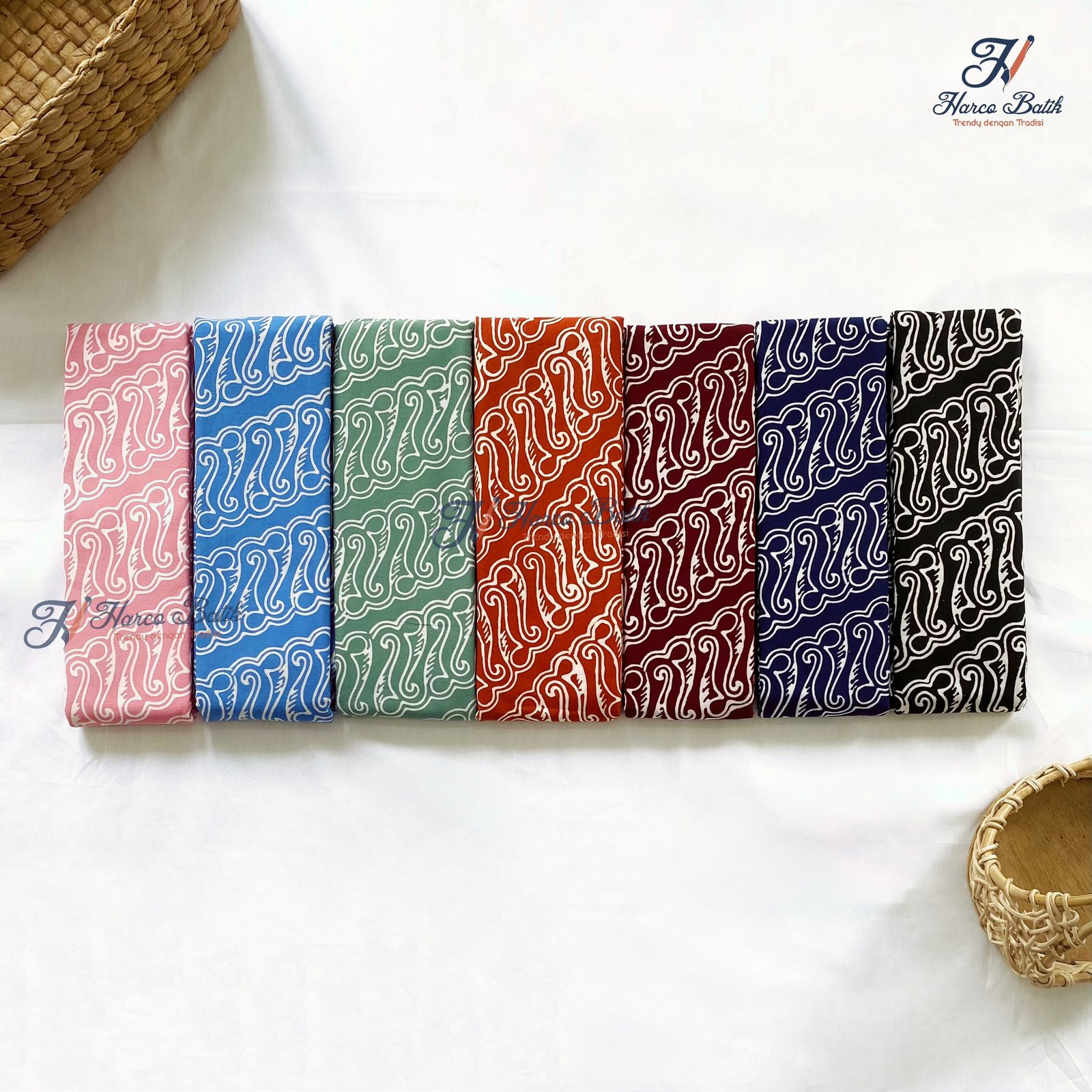 Batik Cap Kain batik cap harco motif parang kosong