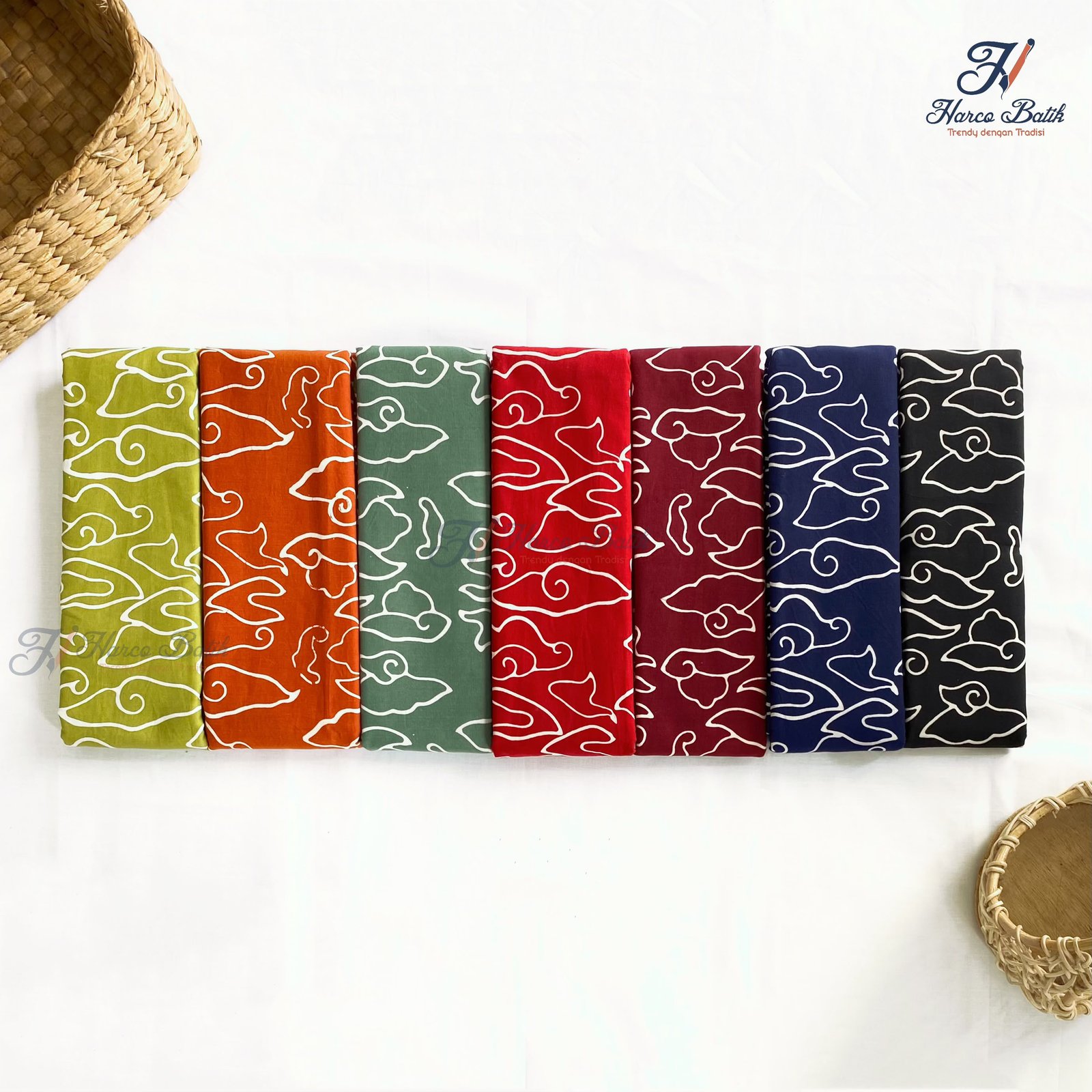 Batik Cap Kain batik cap harco motif mega mendung